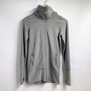 Lululemon Women's In Stride Full Zip Thumbholes‎ Sweatshirt Hoodie Size 2